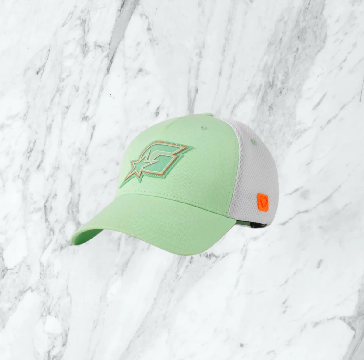 Casquette Gertrude - vert/blanc